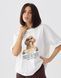 Футболка с мальтипу принтом белого цвета onesize 2388274544 фото 1