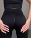 Бесшовный спортивный набор в рубчик черного цвета L-XL 2388280299 фото 3
